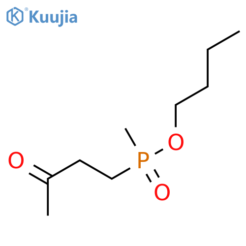Butyl methyl(3-oxobutyl)phosphinate structure