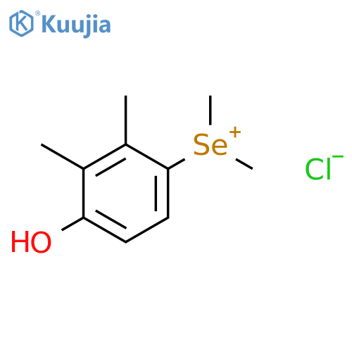 (4-Hydroxy-2,3-dimethylphenyl)(dimethyl)selanium chloride structure
