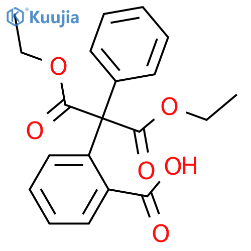 PROPANEDIOIC ACID, (2-CARBOXYPHENYL)PHENYL-, 1,3-DIETHYL ESTER structure