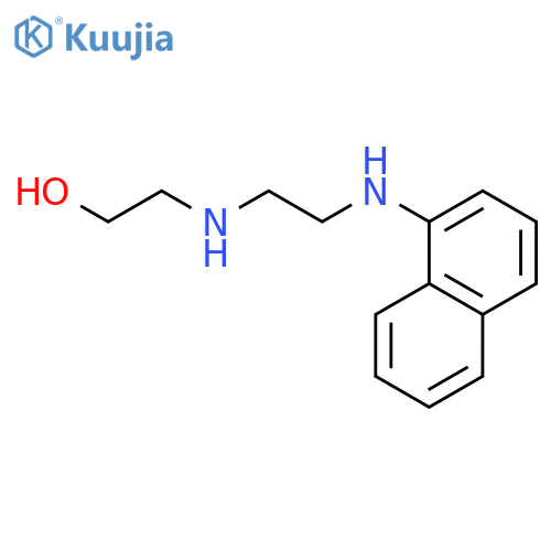 Ethanol, 2-[[2-(1-naphthalenylamino)ethyl]amino]- structure