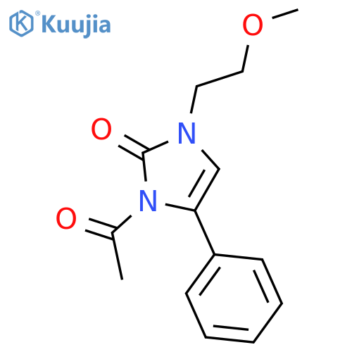 2H-IMIDAZOL-2-ONE, 3-ACETYL-1,3-DIHYDRO-1-(2-METHOXYETHYL)-4-PHENYL- structure