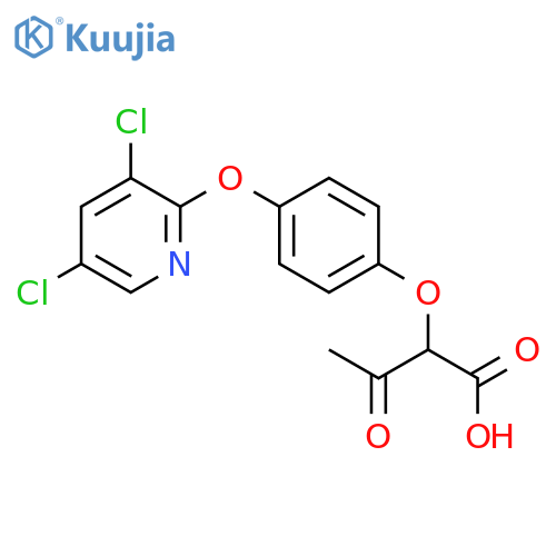 Butanoic acid, 2-[4-[(3,5-dichloro-2-pyridinyl)oxy]phenoxy]-3-oxo- structure