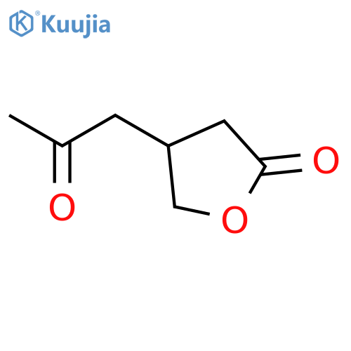 2(3H)-Furanone, dihydro-4-(2-oxopropyl)- structure