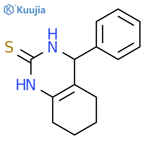 4-Phenyl-1,2,3,4,5,6,7,8-octahydroquinazoline-2-thione structure