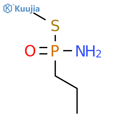 S-methyl P-propylphosphonamidothioate structure