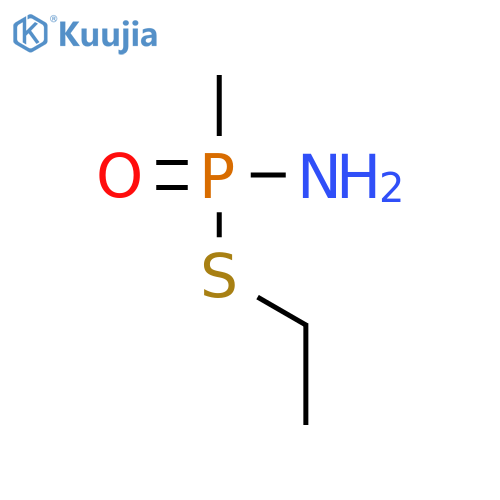 Phosphonamidothioic acid, P-methyl-, S-ethyl ester structure