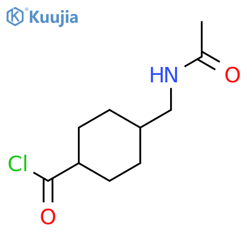 4-(Acetamidomethyl)cyclohexane-1-carbonyl chloride structure