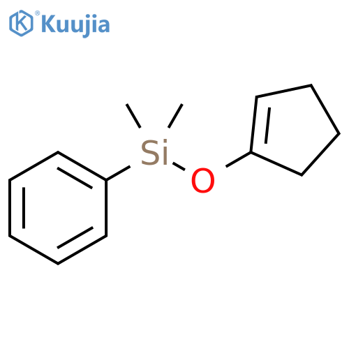 Silane, (1-cyclopenten-1-yloxy)dimethylphenyl- structure