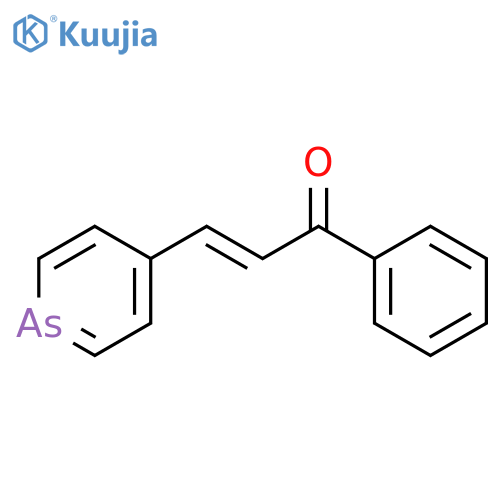 2-PROPEN-1-ONE, 3-(4-ARSENINYL)-1-PHENYL-, (E)- structure