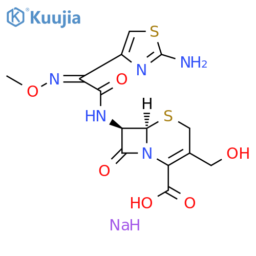3-Desacetyl Cefotaxime Sodium Salt structure