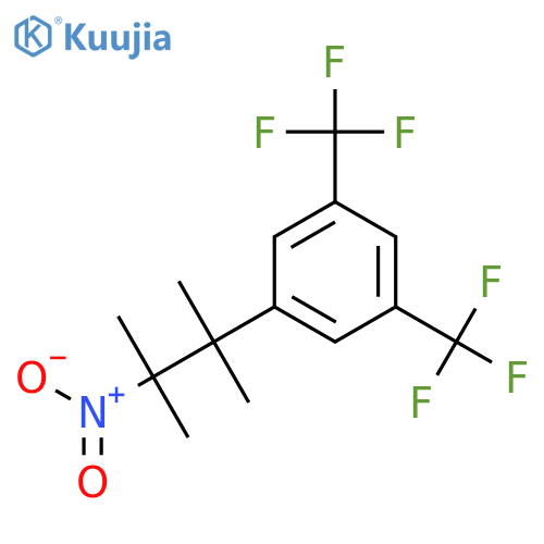 BENZENE, 1,3-BIS(TRIFLUOROMETHYL)-5-(1,1,2-TRIMETHYL-2-NITROPROPYL)- structure