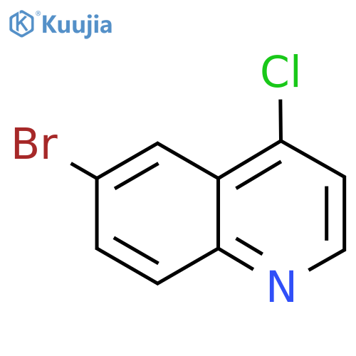 6-Bromo-4-chloroquinoline structure