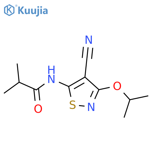 PROPANAMIDE, N-[4-CYANO-3-(1-METHYLETHOXY)-5-ISOTHIAZOLYL]-2-METHYL- structure