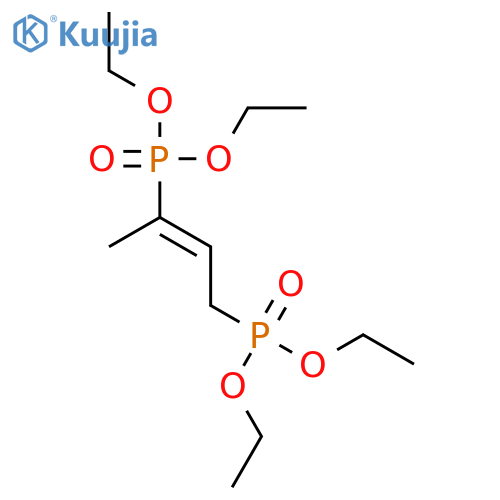 PHOSPHONIC ACID, (1-METHYL-1-PROPENE-1,3-DIYL)BIS-, TETRAETHYL ESTER structure