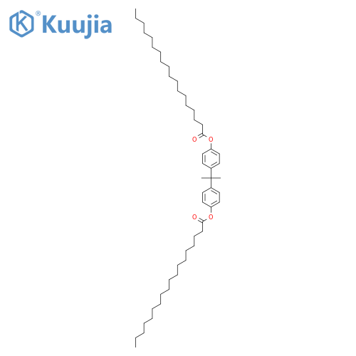 Isopropylidenedi-1,4-phenylene distearate structure