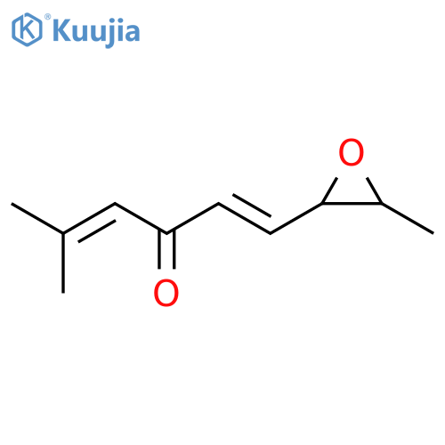 1,4-HEXADIEN-3-ONE, 5-METHYL-1-(3-METHYLOXIRANYL)- structure