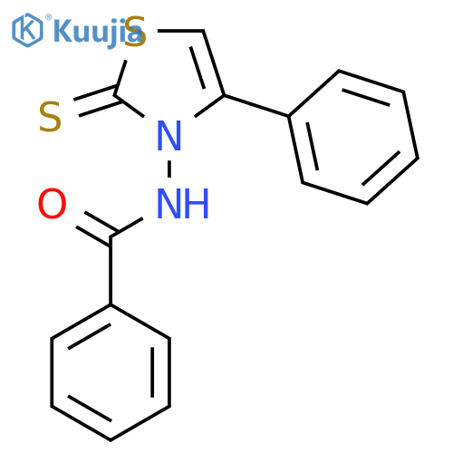 BENZAMIDE, N-(4-PHENYL-2-THIOXO-3(2H)-THIAZOLYL)- structure
