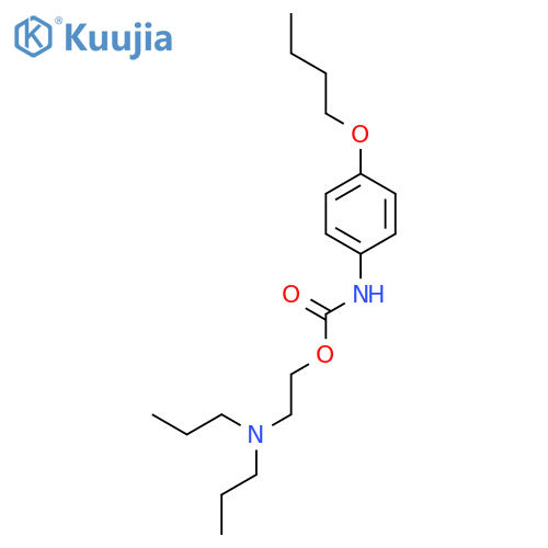 Carbamic acid, (4-butoxyphenyl)-, 2-(dipropylamino)ethyl ester structure