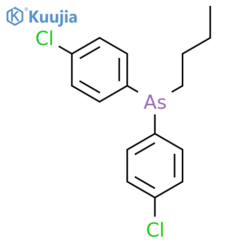 ARSINE, BUTYLBIS(4-CHLOROPHENYL)- structure