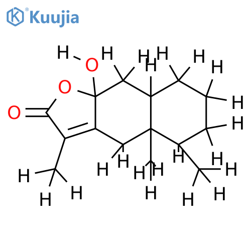 (4S,5R,8S,10R)-8-hydroxyeremophil-7(11)-en-12,8-olide structure