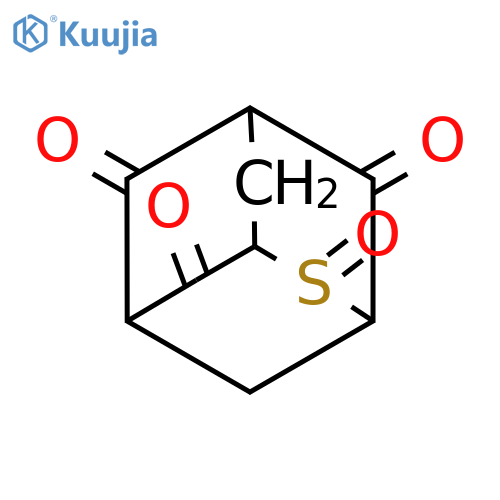 2-Thiatricyclo[3.3.1.13,7]decane-4,6,8-trione, 2-oxide structure