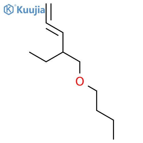 1,2-Hexadiene, 4-(butoxymethyl)- structure