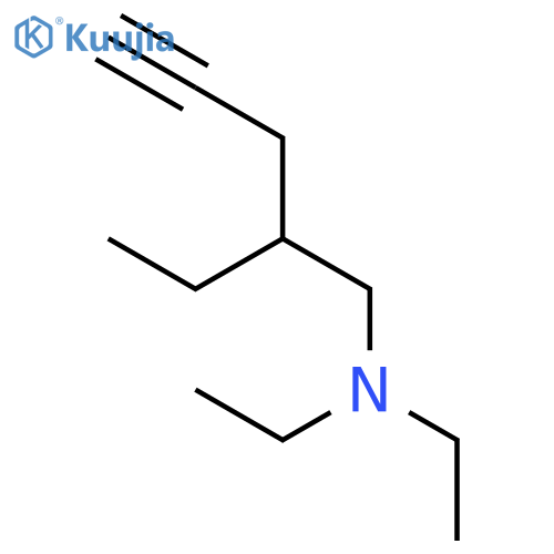 4-Pentyn-1-amine, N,N,2-triethyl- structure