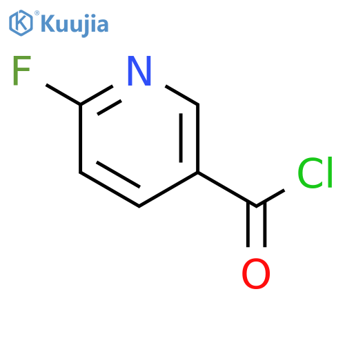 2-Fluoropyridine-5-carbonyl chloride (~80%) structure