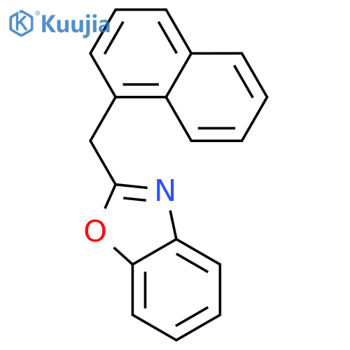 Benzoxazole, 2-(1-naphthalenylmethyl)- structure