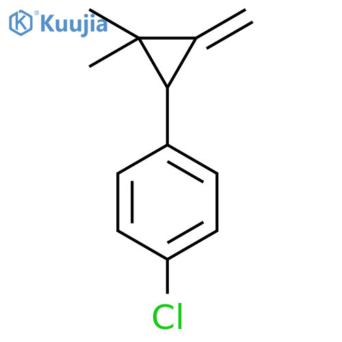 Benzene, 1-chloro-4-(2,2-dimethyl-3-methylenecyclopropyl)- structure