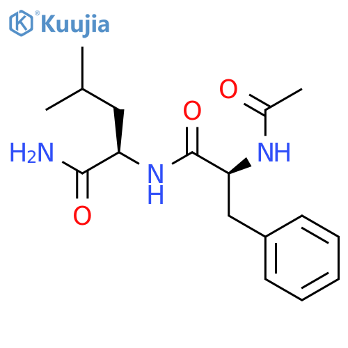 D-LEUCINAMIDE, N-ACETYL-L-PHENYLALANYL- structure