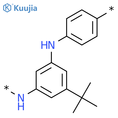POLY[IMINO[5-(1,1-DIMETHYLETHYL)-1,3-PHENYLENE]IMINO-1,4-PHENYLENE] structure