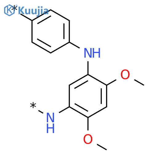 POLY[IMINO(4,6-DIMETHOXY-1,3-PHENYLENE)IMINO-1,4-PHENYLENE] structure