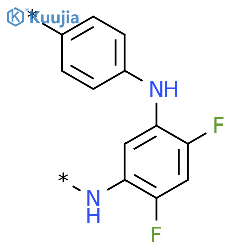 Poly[imino(4,6-difluoro-1,3-phenylene)imino-1,4-phenylene] structure