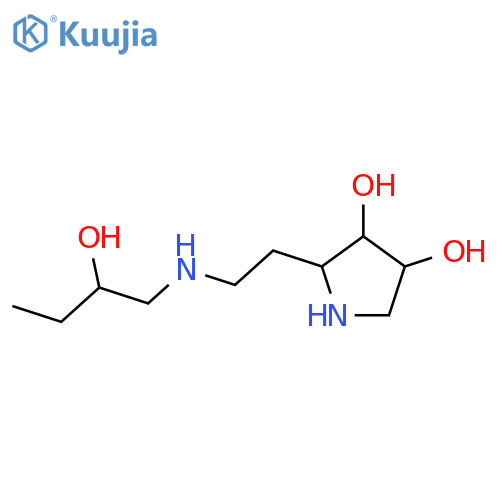 3,4-Pyrrolidinediol, 2-[2-[(2-hydroxybutyl)amino]ethyl]-, (2S,3R,4S)- structure