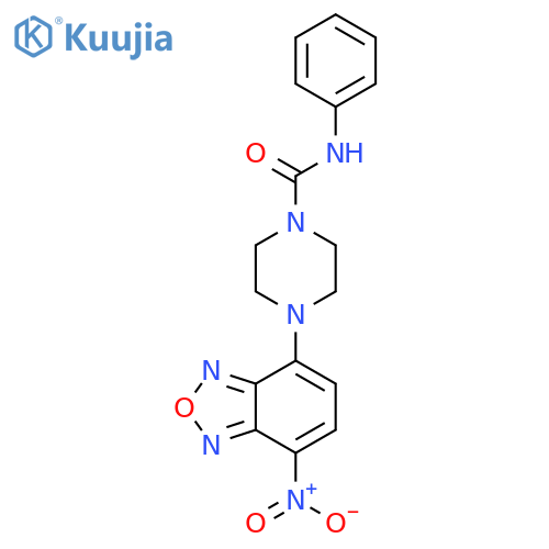 1-Piperazinecarboxamide,4-(7-nitro-2,1,3-benzoxadiazol-4-yl)-N-phenyl- structure