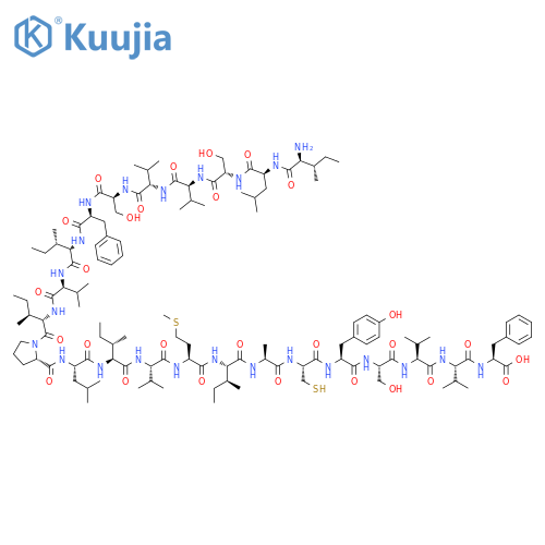 L-Phenylalanine,L-isoleucyl-L-leucyl-L-seryl-L-valyl-L-valyl-L-seryl-L-phenylalanyl-L-isoleucyl-L-valyl-L-isoleucyl-L-prolyl-L-leucyl-L-isoleucyl-L-valyl-L-methionyl-L-isoleucyl-L-alanyl-L-cysteinyl-L-tyrosyl-L-seryl-L-valyl-L-valyl- structure