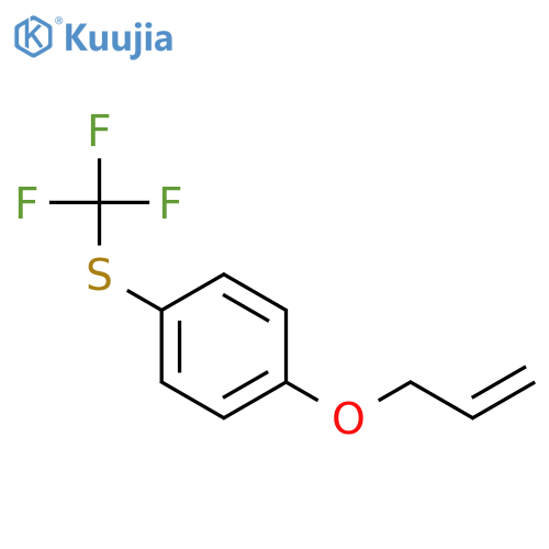 Benzene, 1-(2-propenyloxy)-4-[(trifluoromethyl)thio]- structure