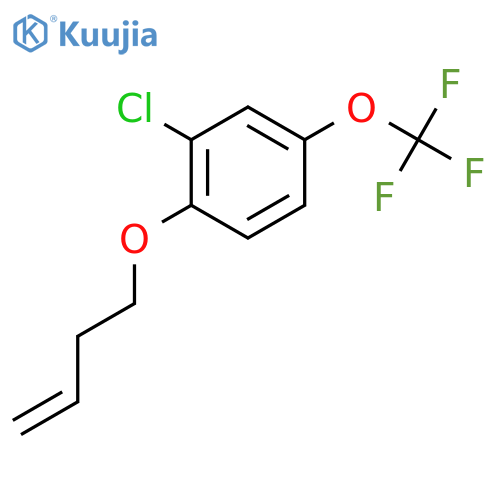 Benzene, 1-(3-butenyloxy)-2-chloro-4-(trifluoromethoxy)- structure