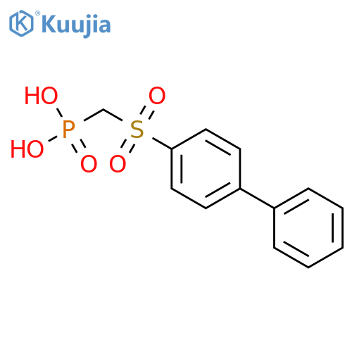 Phosphonic acid, [([1,1'-biphenyl]-4-ylsulfonyl)methyl]- structure
