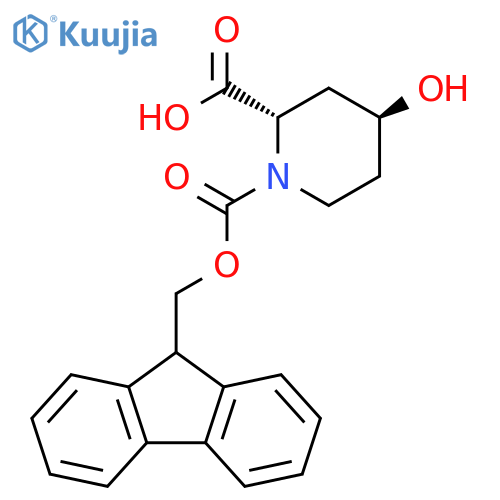 (2S,4S)-4-Hydroxy-1,2-piperidinedicarboxylic Acid 1-(9H-Fluoren-9-ylmethyl) Ester structure