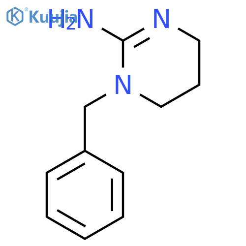 2-PYRIMIDINAMINE, 1,4,5,6-TETRAHYDRO-1-(PHENYLMETHYL)- structure