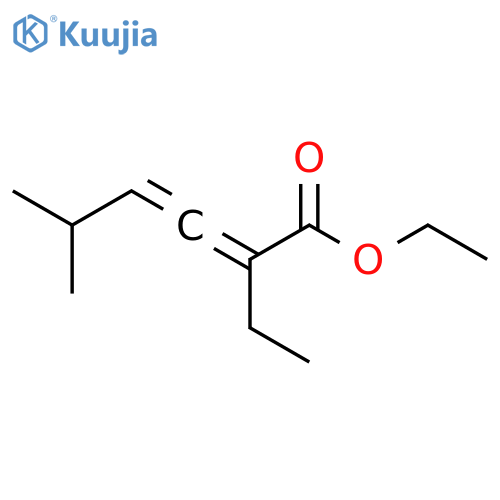 2,3-Hexadienoic acid, 2-ethyl-5-methyl-, ethyl ester structure