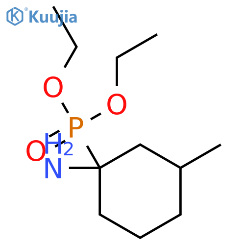 Phosphonic acid, (1-amino-3-methylcyclohexyl)-, diethyl ester structure