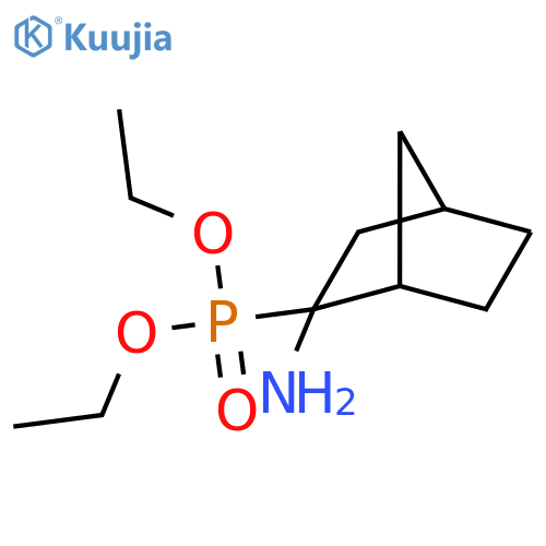Phosphonic acid, (2-aminobicyclo[2.2.1]hept-2-yl)-, diethyl ester structure