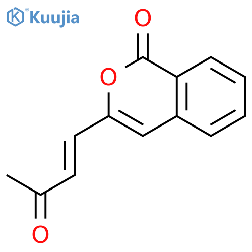 1H-2-Benzopyran-1-one, 3-[(1E)-3-oxo-1-butenyl]- structure