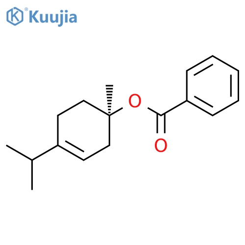 3-Cyclohexen-1-ol, 1-methyl-4-(1-methylethyl)-, benzoate, (1R)- structure
