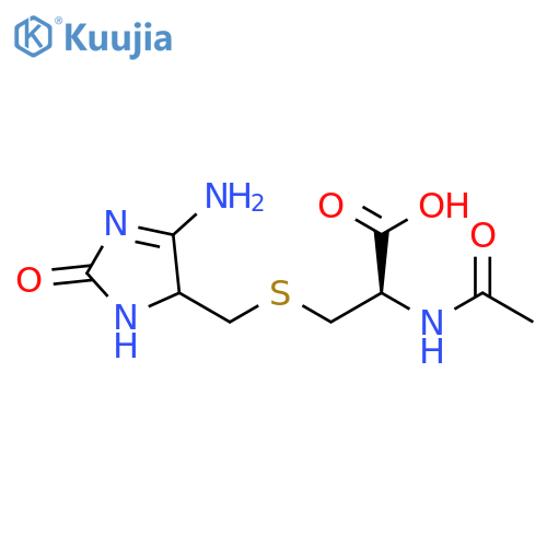 L-Cysteine,N-acetyl-S-[(4-amino-2,5-dihydro-2-oxo-1H-imidazol-5-yl)methyl]- structure