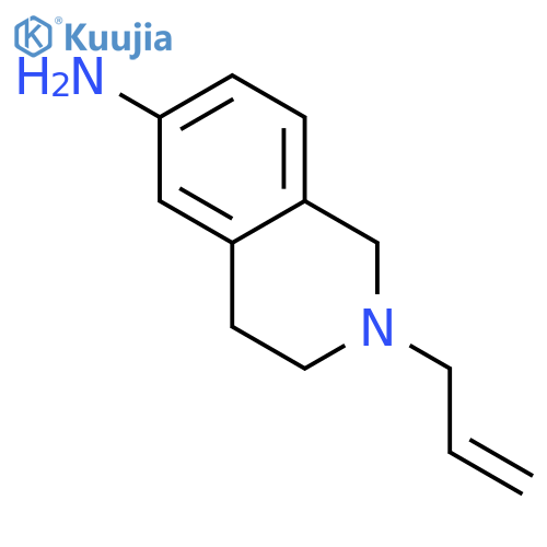 6-Isoquinolinamine, 1,2,3,4-tetrahydro-2-(2-propenyl)- structure