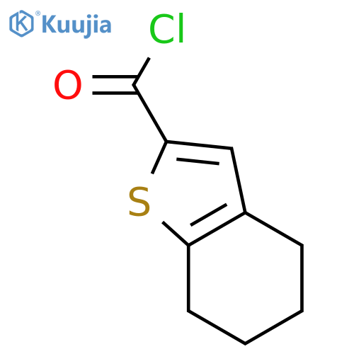 4,5,6,7-tetrahydro-1-benzothiophene-2-carbonyl chloride structure